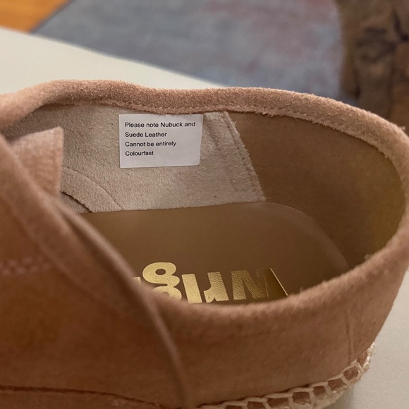 Frank Wright Men's Dusty Pink Suede Espadrilles Size 11 (Size 45) - Never Worn!! - Picture 5 of 10